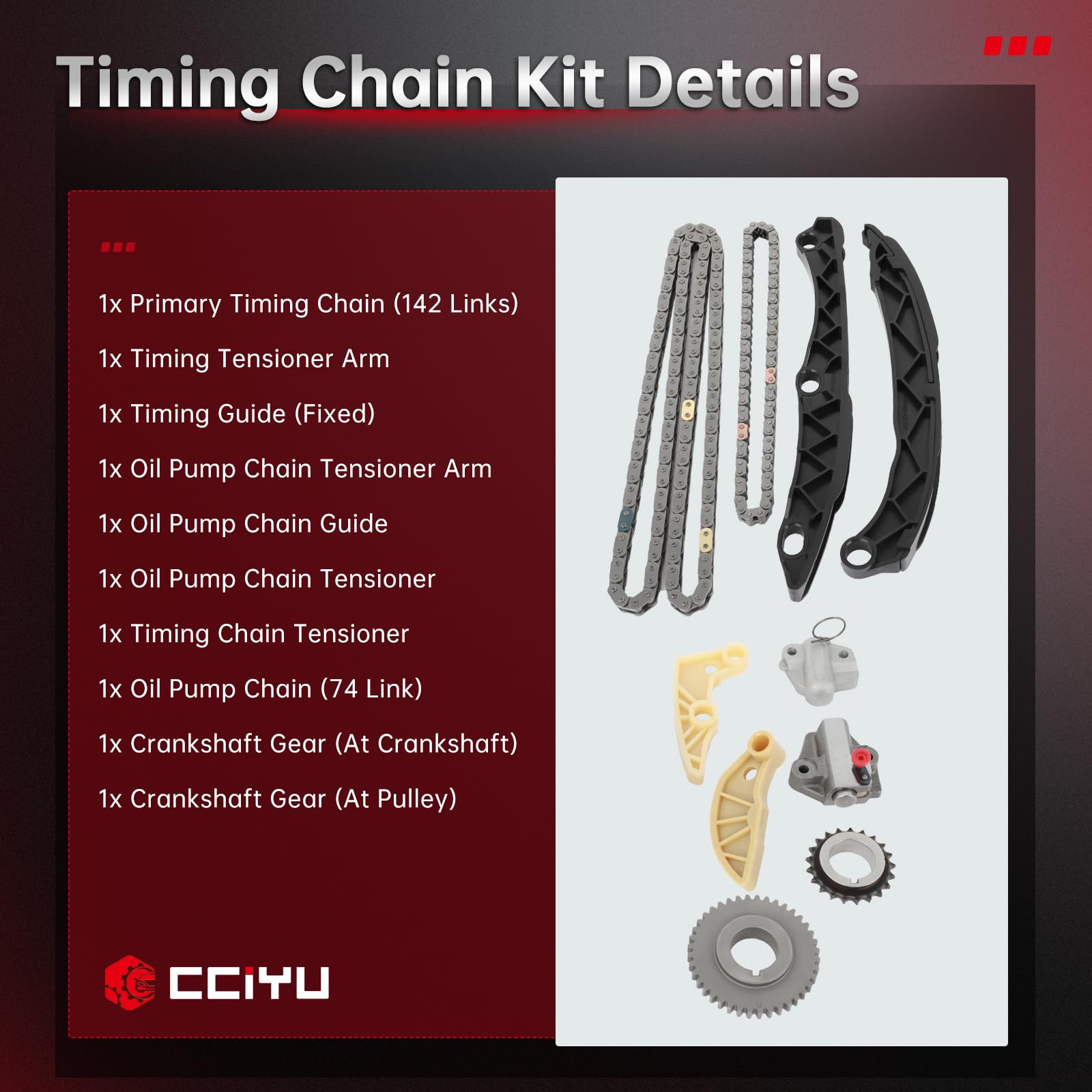 Amazon.com: cciyu Engine Timing Chain Kit Sets for Kia Sorento